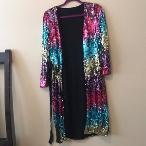 Sequin kimono